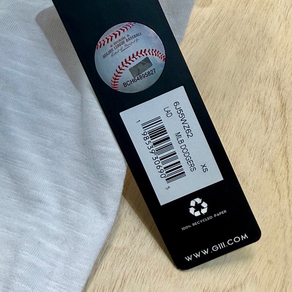 Womens G-III 4Her by Carl Banks MLB Los Angeles Dodgers Tank Top White XS New - Picture 7 of 10